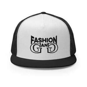 Fashion Gang Trucker Cap ( Black Letters )