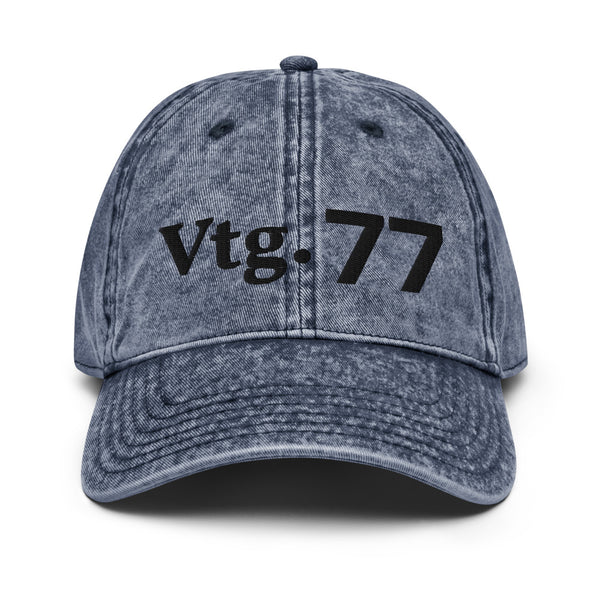 Vintage 77 Cotton Twill Cap