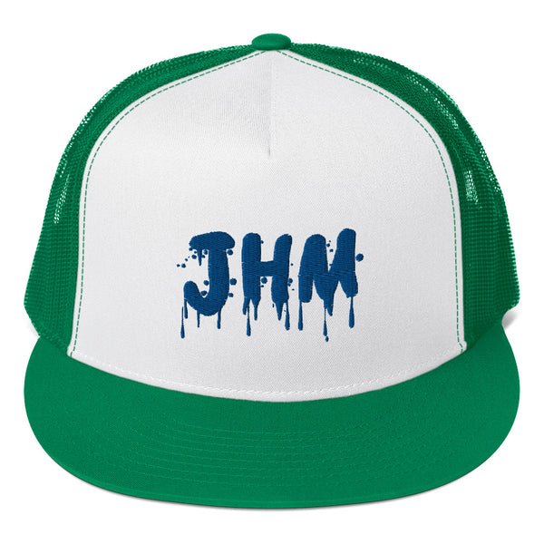 JHM Blue Drip Trucker Cap