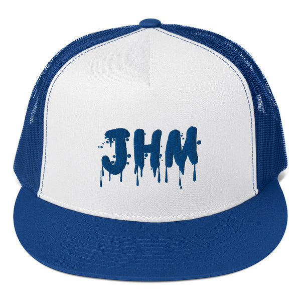JHM Blue Drip Trucker Cap