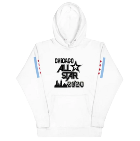 ALL-STAR CHICAGO 2020 Black Logo Hoodie