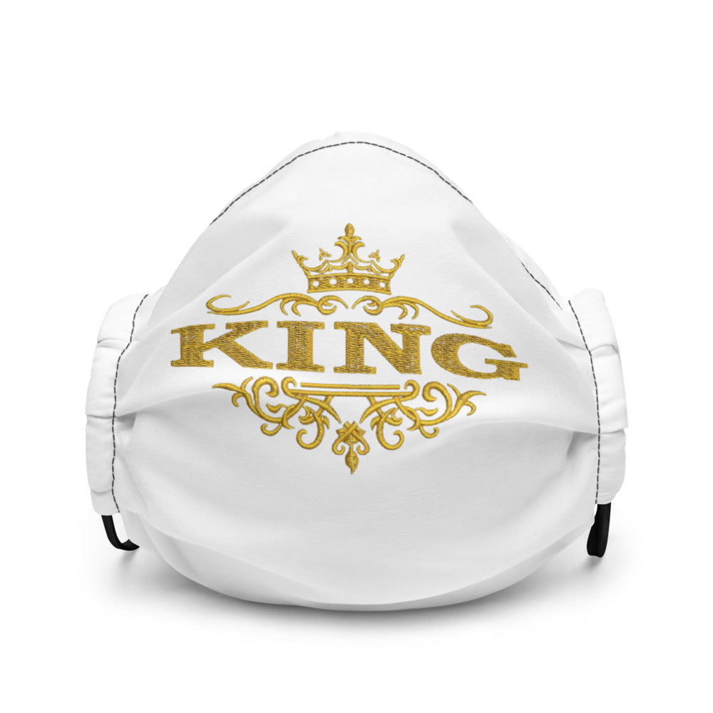 KING Premium face mask ( White )