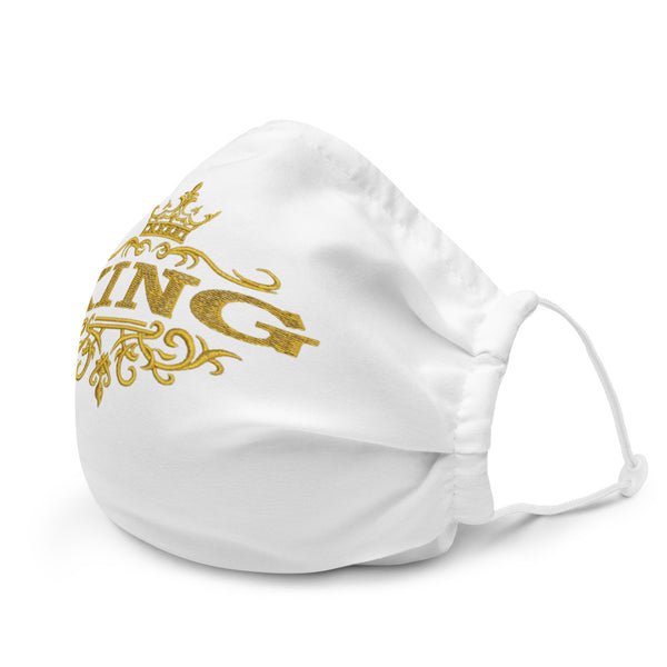 KING Premium face mask ( White )