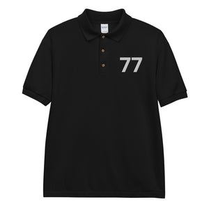 77 Embroidered Polo Shirt