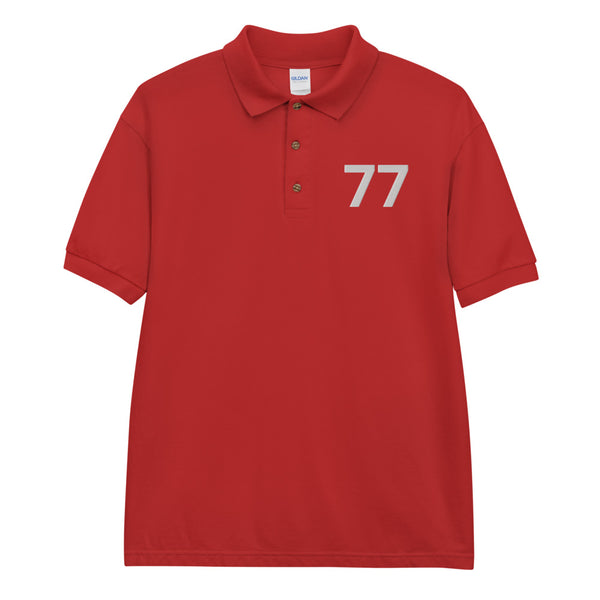 77 Embroidered Polo Shirt