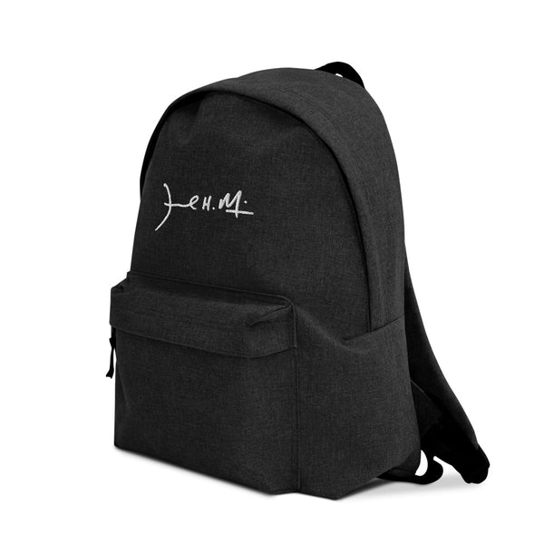 Signature Embroidered Backpack