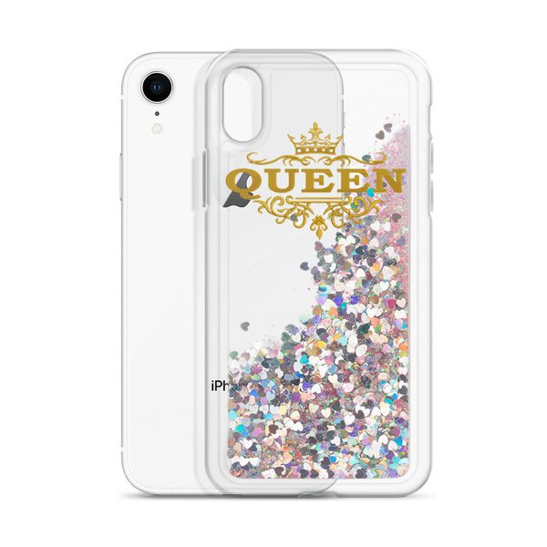 Queen Liquid Glitter Phone Case