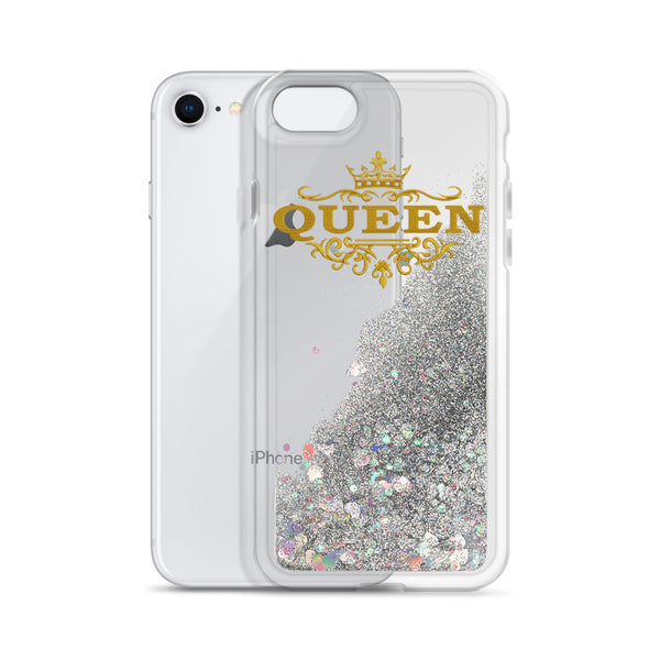 Queen Liquid Glitter Phone Case