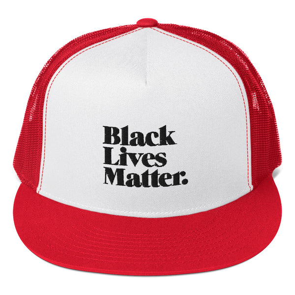 Basic BLM Trucker Cap ( Black letters )