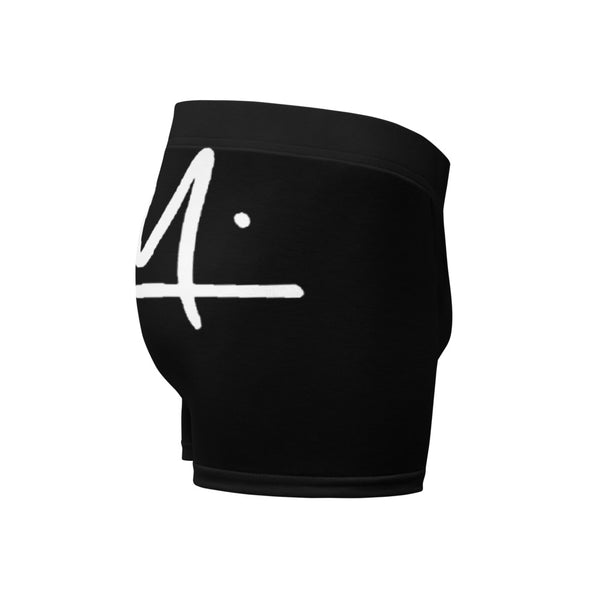 Black Signature Boxer Briefs ( White Logo )