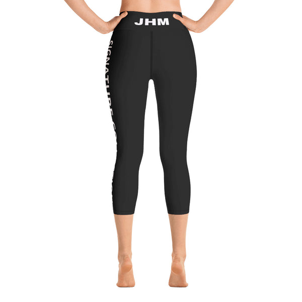 JHM Signature Yoga Capri Leggings ( Black )