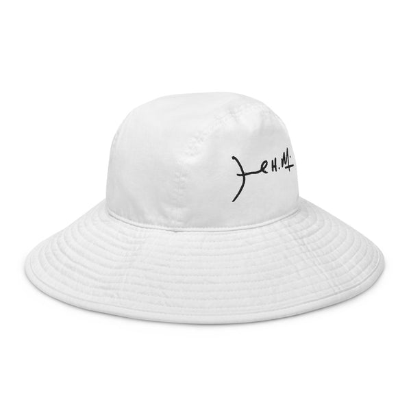 Signature Wide Brim Bucket Hat