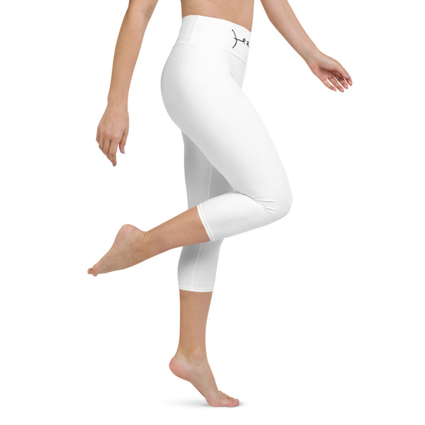 JHM Signature Yoga Capri Leggings ( White )