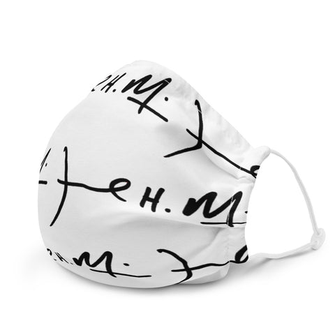 Signature Premium face mask ( White )