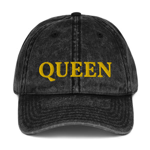 Vintage Queen Cotton Twill Cap