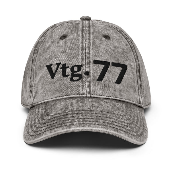 Vintage 77 Cotton Twill Cap